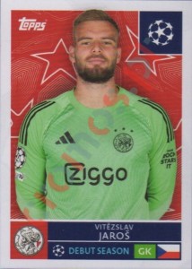 44 Vitezslav Jaros – UEFA Champions League 2025-2026 Topps