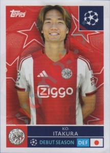 45 Ko Itakura – UEFA Champions League 2025-2026 Topps