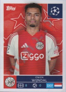 47 Owen Wijndal – UEFA Champions League 2025-2026 Topps
