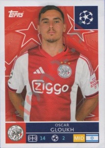 53 Oscar Gloukh – UEFA Champions League 2025-2026 Topps