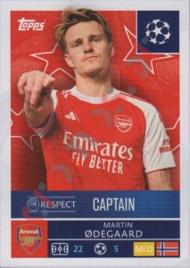 57 Martin Odegaard – UEFA Champions League 2025-2026 Topps