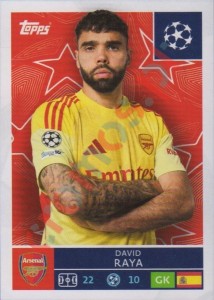 58 David Raya – UEFA Champions League 2025-2026 Topps