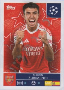 60 Martin Zubimendi – UEFA Champions League 2025-2026 Topps