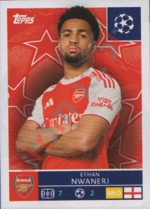 64 Ethan Nwaneri – UEFA Champions League 2025-2026 Topps