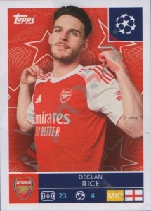 65 Declan Rice – UEFA Champions League 2025-2026 Topps