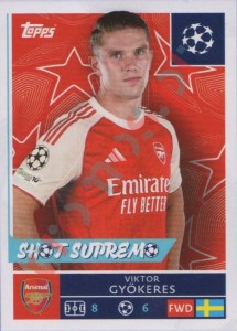 67 Victor Gyokeres – UEFA Champions League 2025-2026 Topps