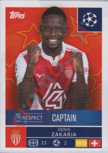 71 Denis Zakaria – UEFA Champions League 2025-2026 Topps