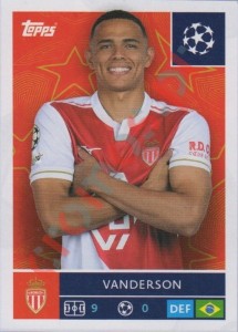 74 Vanderson – UEFA Champions League 2025-2026 Topps