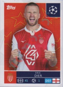 75 Eric Dier – UEFA Champions League 2025-2026 Topps