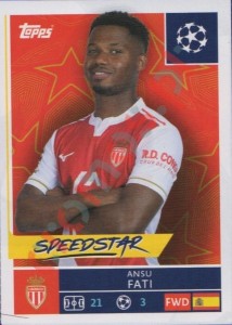 82 Ansu Fati – UEFA Champions League 2025-2026 Topps