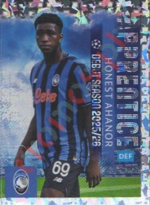 91 Honest Ahanor – UEFA Champions League 2025-2026 Topps