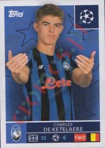 94 Charles de Ketelaere – UEFA Champions League 2025-2026 Topps