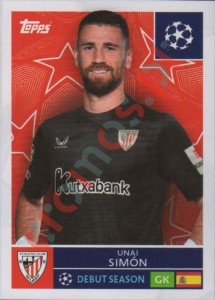 100 Unai Simon – UEFA Champions League 2025-2026 Topps