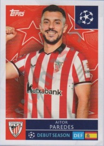 102 Aitor Paredes – UEFA Champions League 2025-2026 Topps