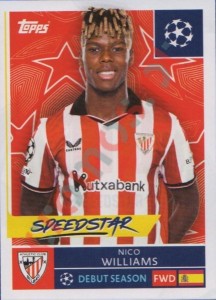 110 Nico Williams – UEFA Champions League 2025-2026 Topps