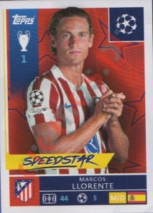 120 Marcos Llorente – UEFA Champions League 2025-2026 Topps