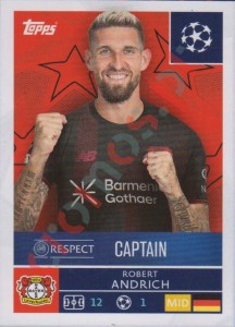 127 Robert Andrich – UEFA Champions League 2025-2026 Topps