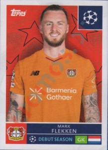 128 Mark Flekken – UEFA Champions League 2025-2026 Topps