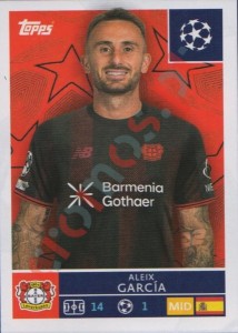 134 Aleix Garcia – UEFA Champions League 2025-2026 Topps