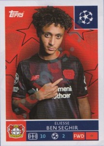 138 Eliesse Ben Seghir – UEFA Champions League 2025-2026 Topps