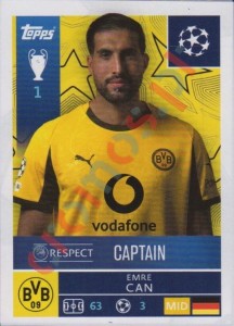 141 Emre Can – UEFA Champions League 2025-2026 Topps