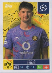 142 Gregor Kobel – UEFA Champions League 2025-2026 Topps