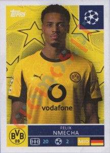 151 Felix Nmecha – UEFA Champions League 2025-2026 Topps