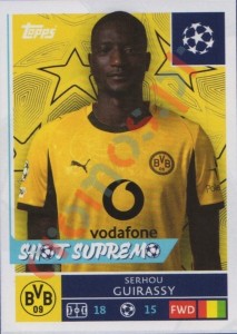 152 Serhou Guirassy – UEFA Champions League 2025-2026 Topps
