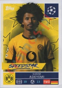 153 Karim Adeyemi – UEFA Champions League 2025-2026 Topps