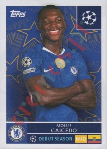 159 Moises Caicedo – UEFA Champions League 2025-2026 Topps