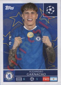 163 Alejandro Garnacho – UEFA Champions League 2025-2026 Topps