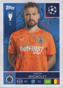 482 Simon Mignolet – UEFA Champions League 2025-2026 Topps