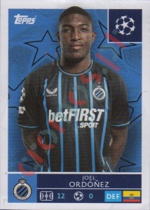 483 Joel Ordonez – UEFA Champions League 2025-2026 Topps