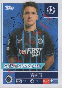 489 Christos Tzolis – UEFA Champions League 2025-2026 Topps