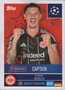 169 Robin Koch – UEFA Champions League 2025-2026 Topps