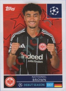 172 Nathaniel Brown – UEFA Champions League 2025-2026 Topps