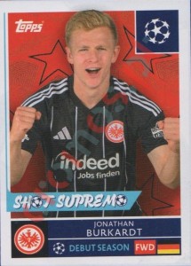 181 Jonathan Burkardt – UEFA Champions League 2025-2026 Topps