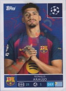 185 Ronald Araujo – UEFA Champions League 2025-2026 Topps