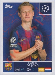 187 Frenkie de Jong – UEFA Champions League 2025-2026 Topps