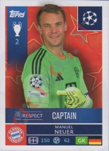 197 Manuel Neuer – UEFA Champions League 2025-2026 Topps