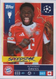 200 Alphonso Davies – UEFA Champions League 2025-2026 Topps