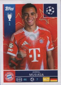 205 Jamal Musiala – UEFA Champions League 2025-2026 Topps