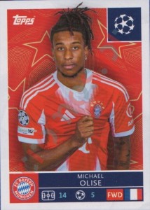 209 Michael Olise – UEFA Champions League 2025-2026 Topps