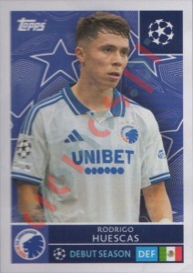 495 Rodrigo Huescas – UEFA Champions League 2025-2026 Topps