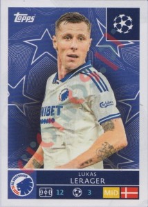 499 Lukas Lerager – UEFA Champions League 2025-2026 Topps
