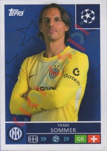 212 Yann Sommer – UEFA Champions League 2025-2026 Topps