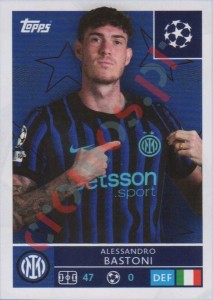 213 Alessandro Bastoni – UEFA Champions League 2025-2026 Topps