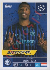 214 Denzel Dumfries – UEFA Champions League 2025-2026 Topps
