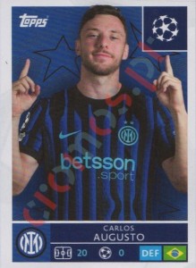 218 Carlos Augusto – UEFA Champions League 2025-2026 Topps