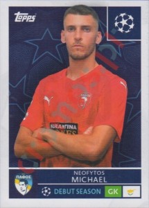 530 Neofytos Michael – UEFA Champions League 2025-2026 Topps